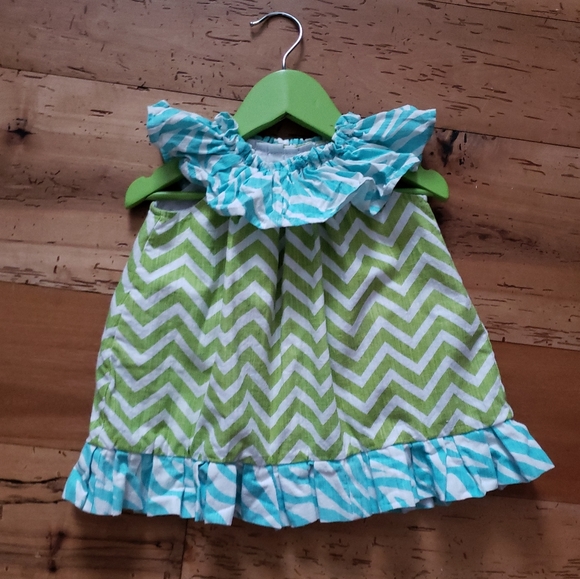 Mud Pie 9-12mths Elephant Dress - Picture 4 of 7